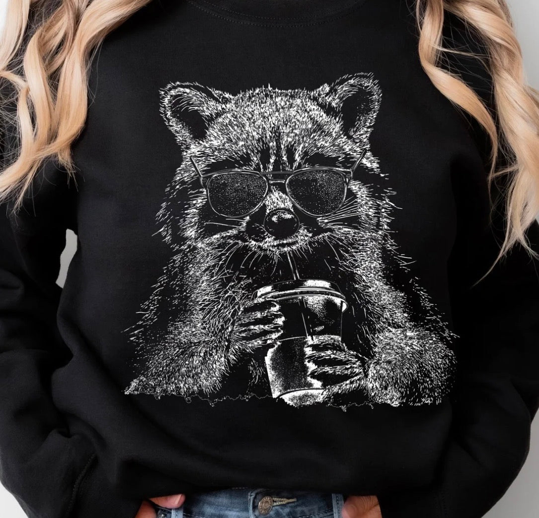 #660a Two tone raccoon