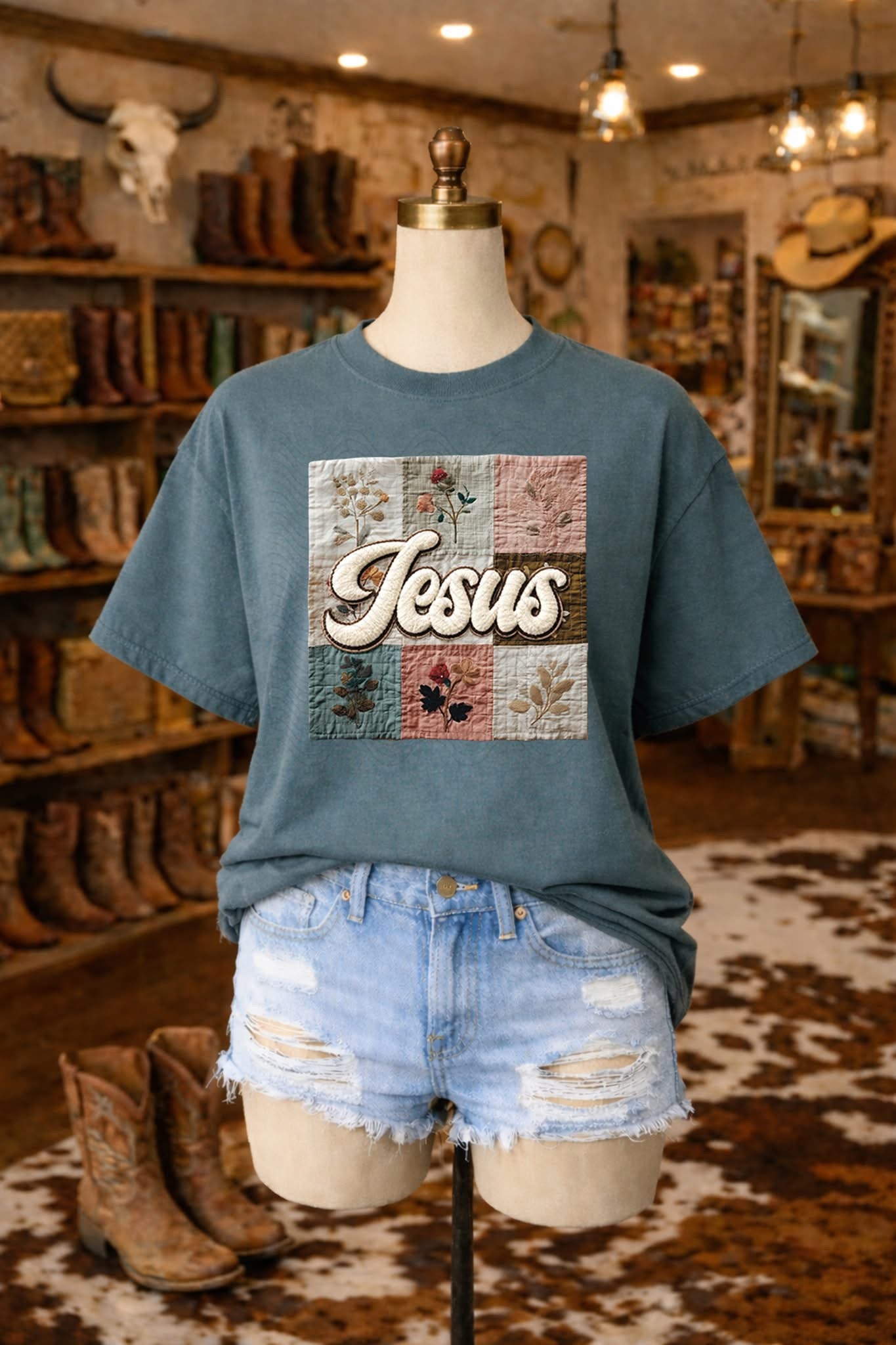 #574a Quilt with Jesus