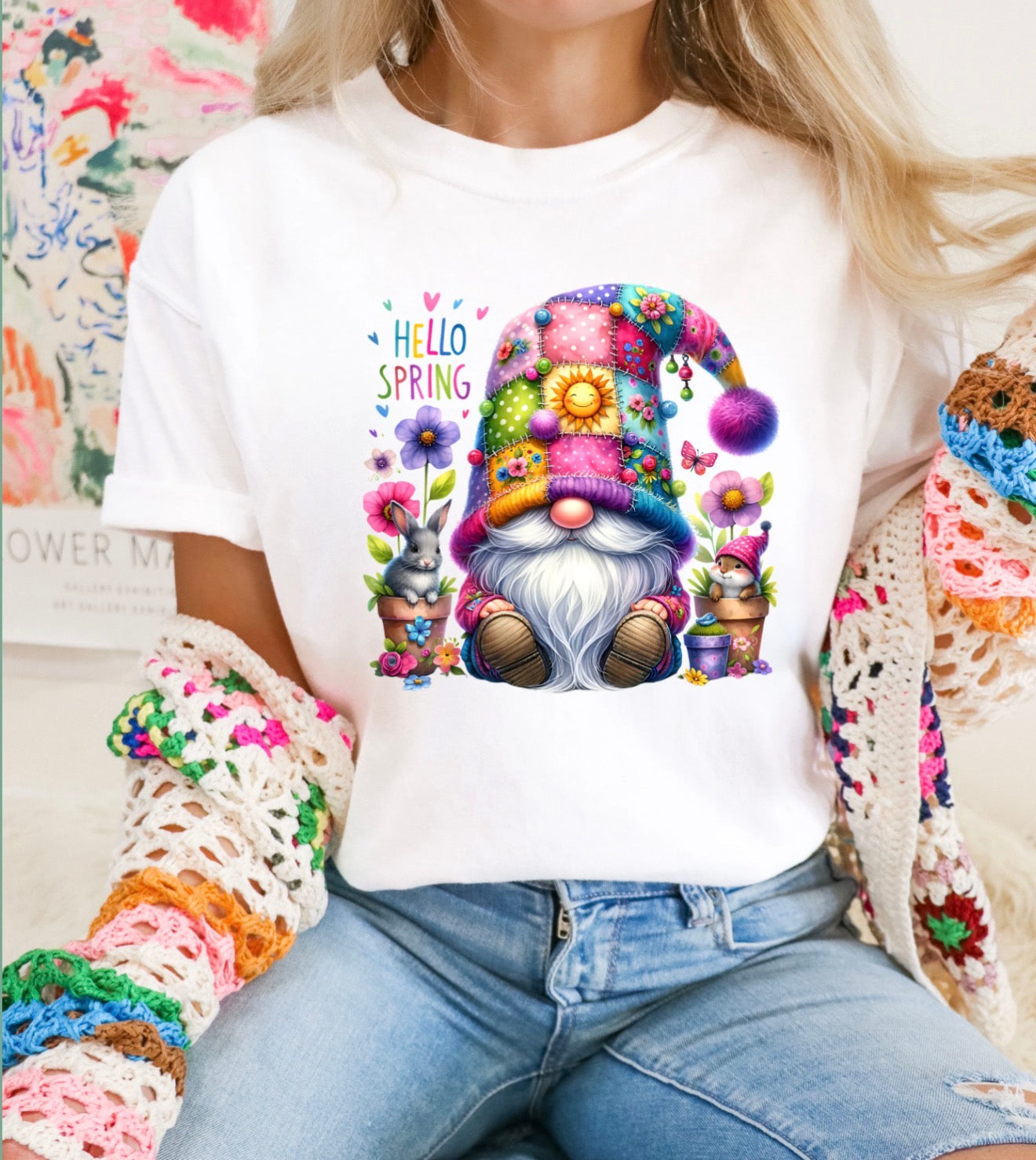#555a Hello spring gnome