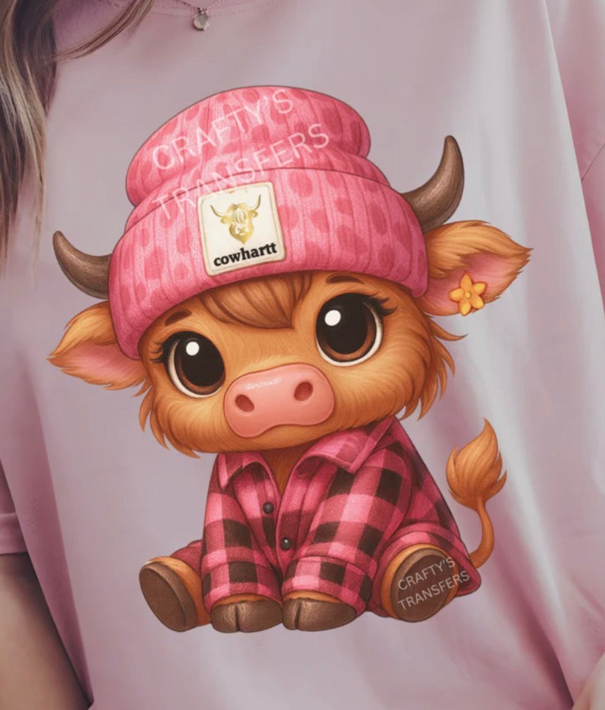 #349a Pink cow