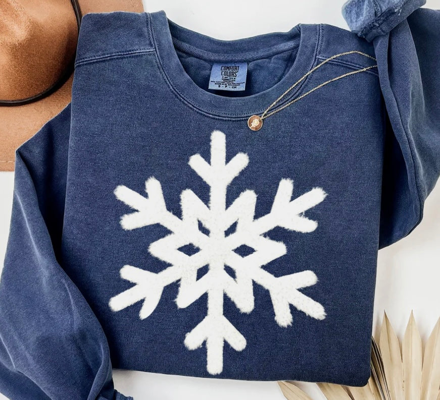 #213a Fuzzy snowflake