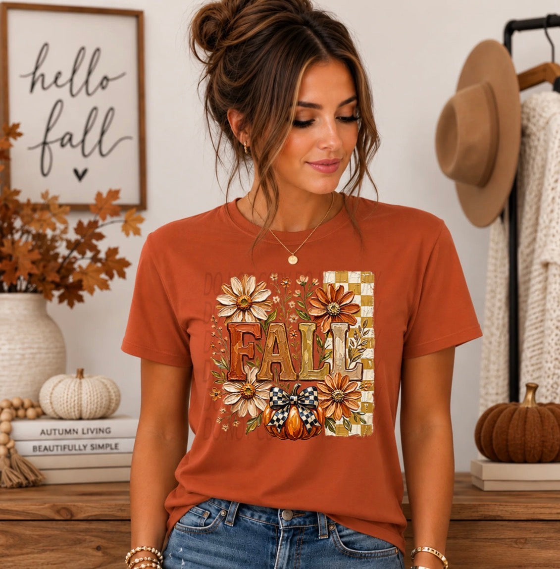 #1282a Brushed stroke fall