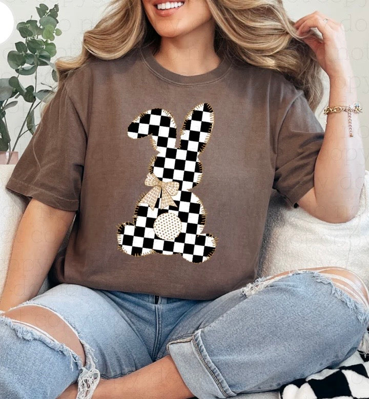 #392a Checkered bunny