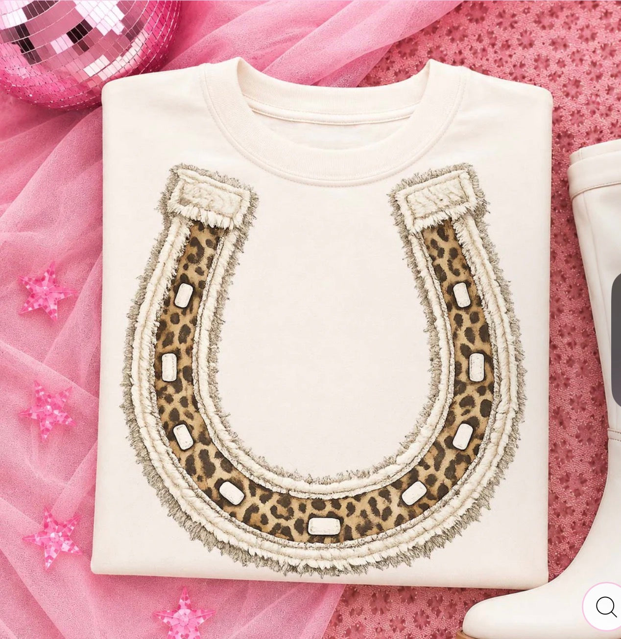 #1121a Leopard horseshoe
