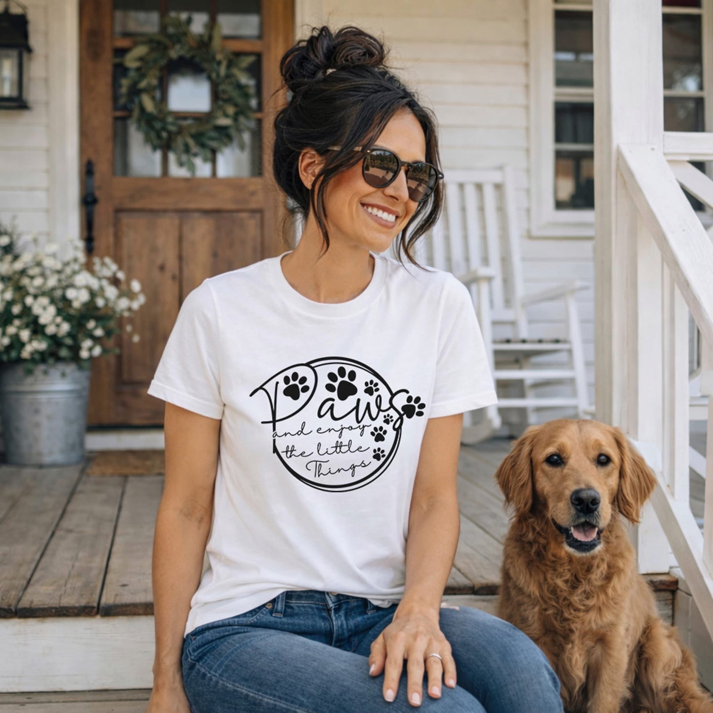 #1138a Paws and enjoy the little things