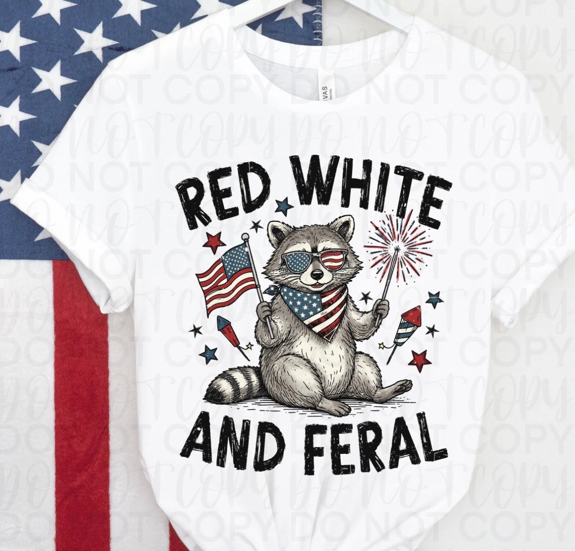 #904a Red white and feral