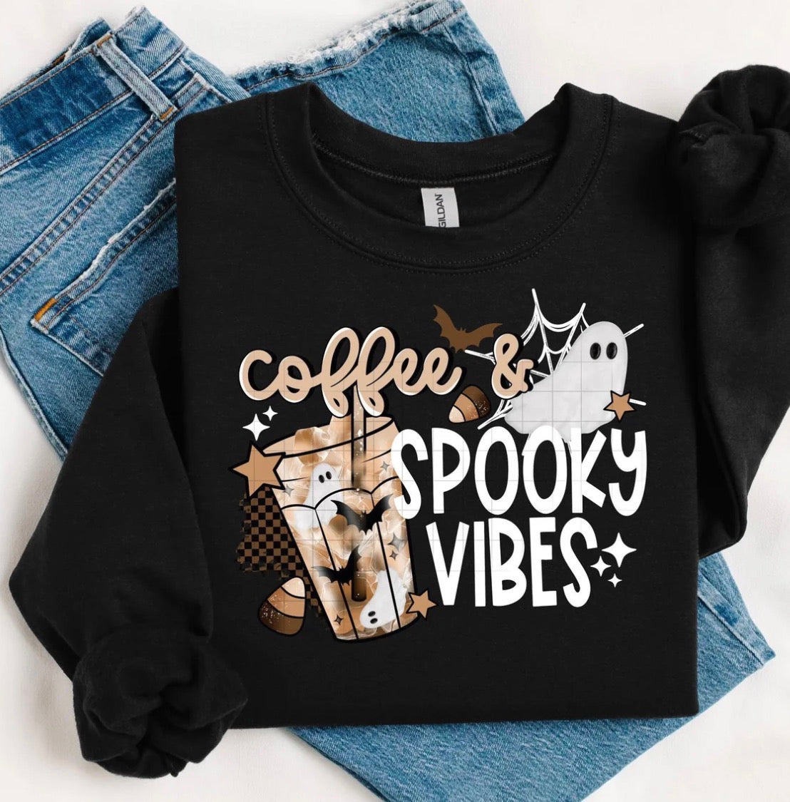 #1092a Coffee and Spooky vibes