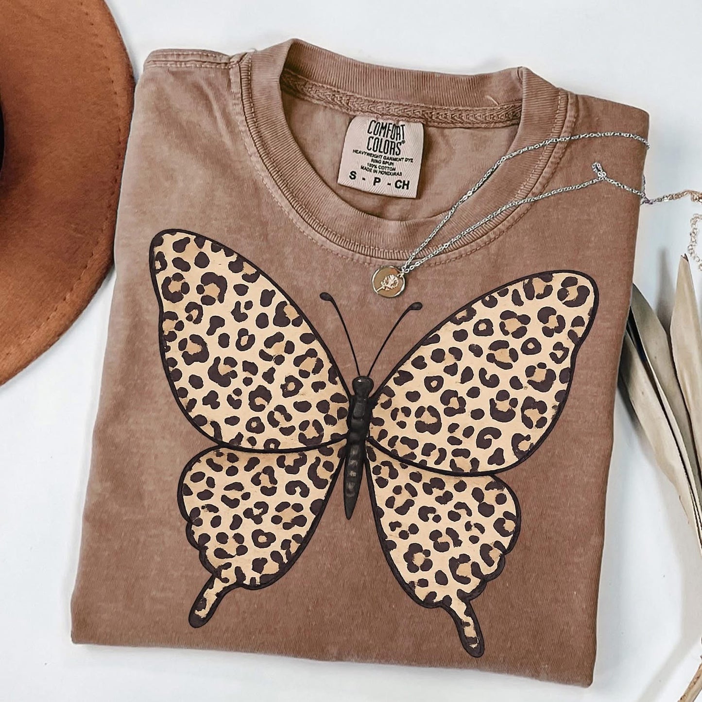 #978a Leopard butterfly