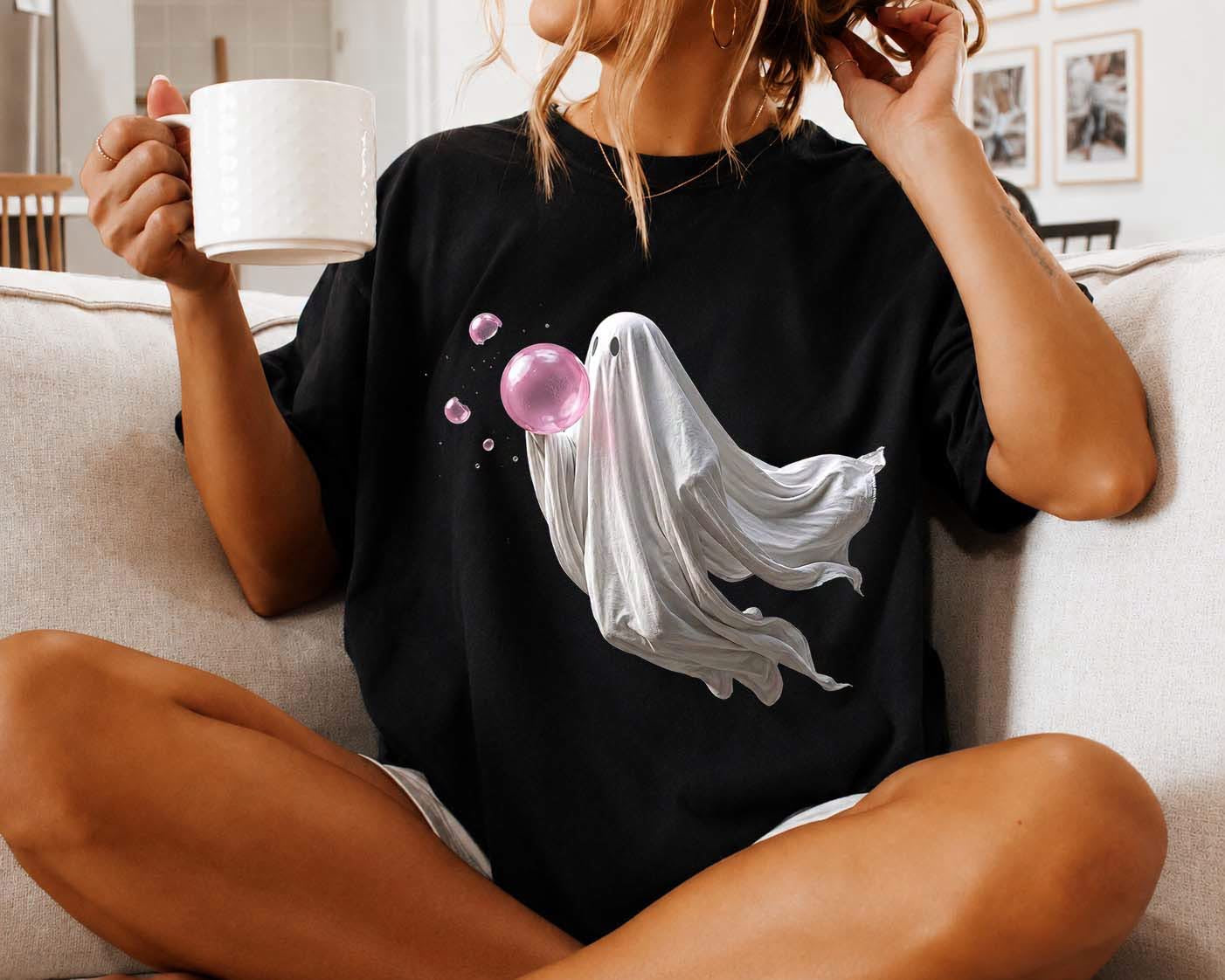#1230a Ghost blowing bubble