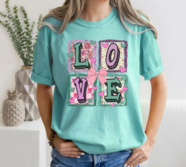 #255a LOVE with bow