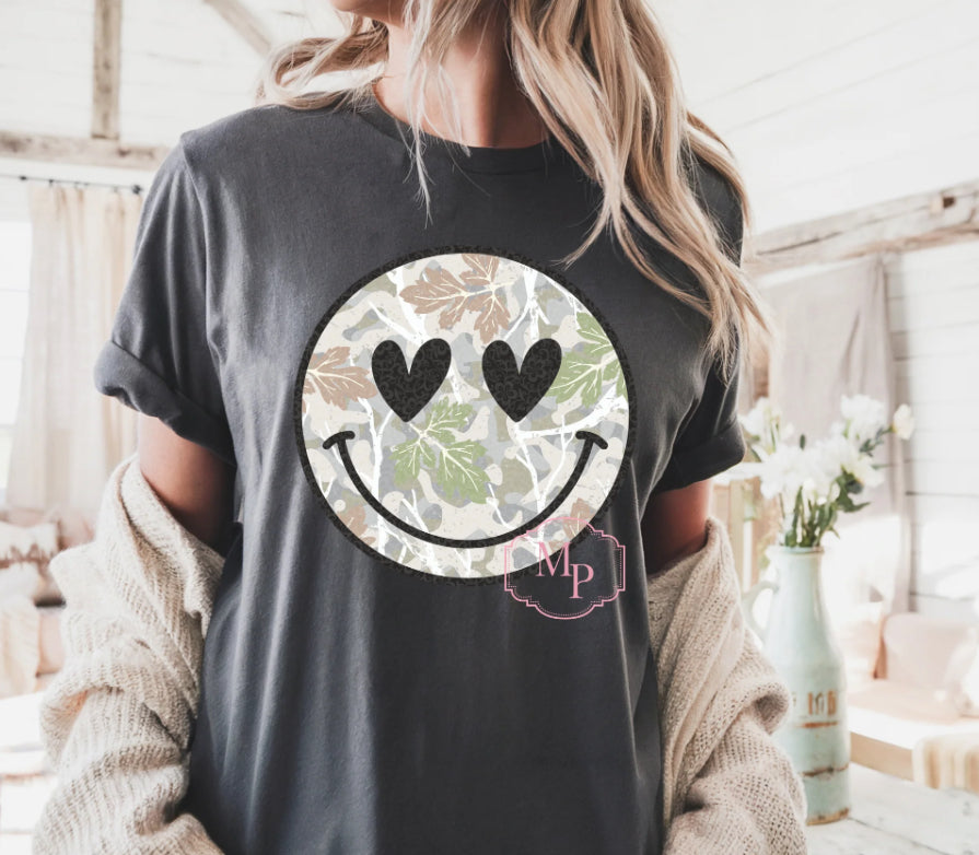 #1200 Camo smiley