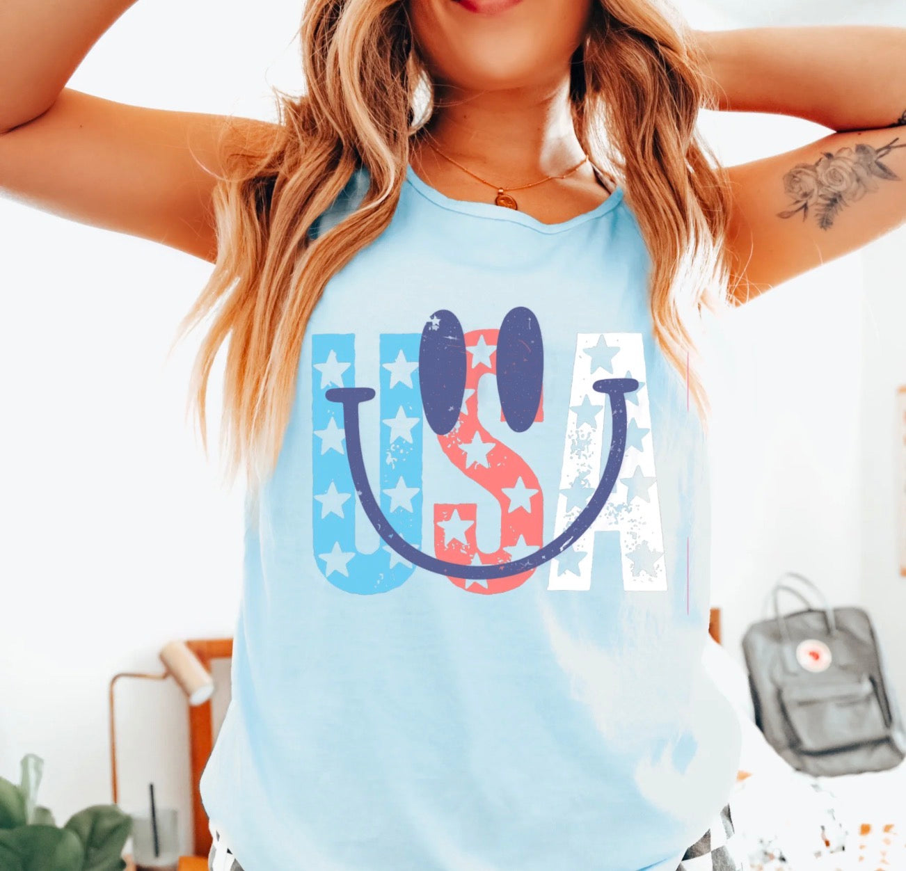 #878a USA smiley