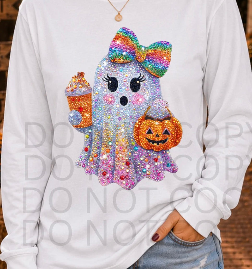 #1248a Sparkly ghost
