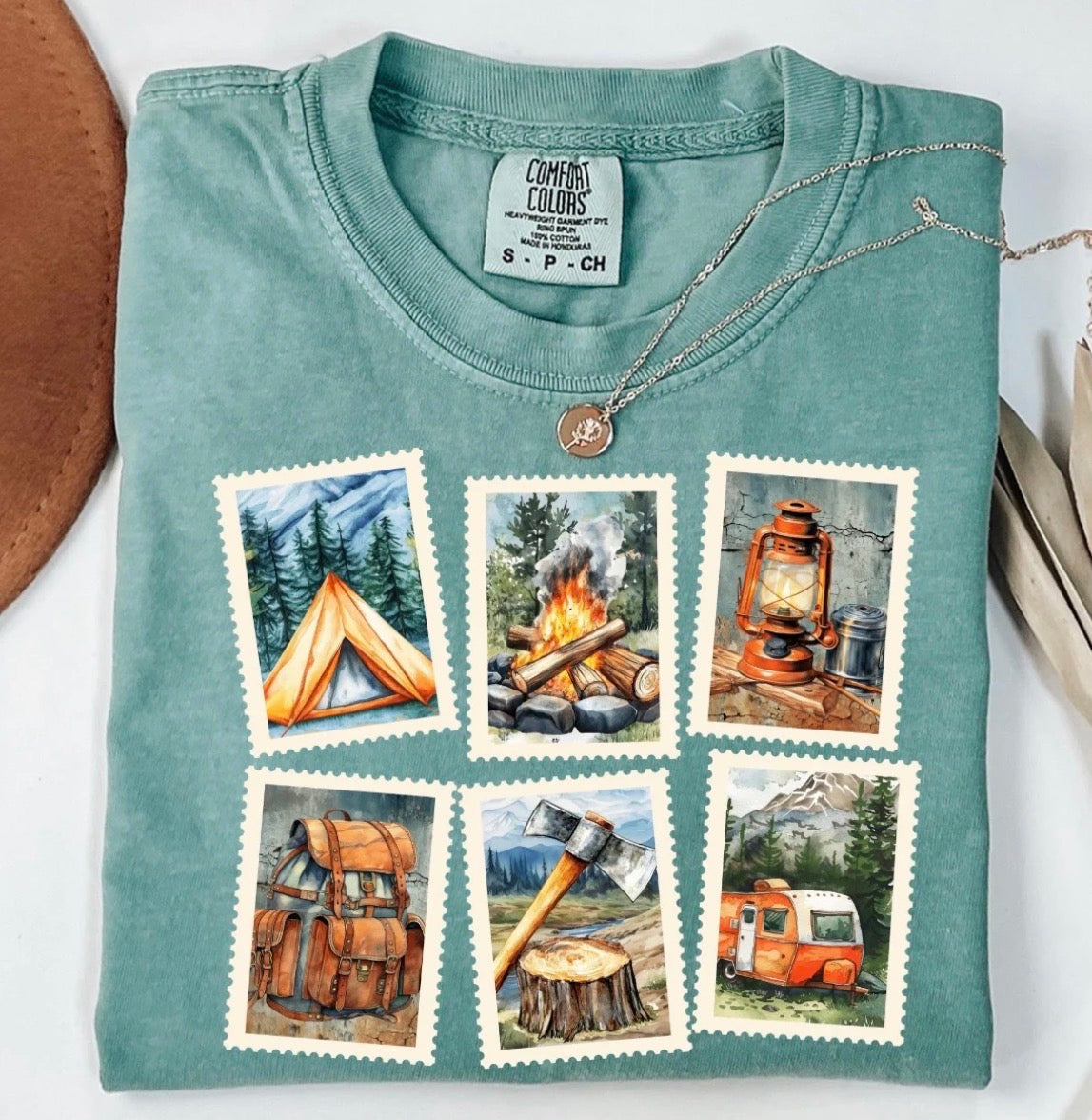 #881a Camping stamps
