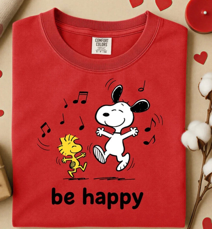 #388a Be happy snoopy