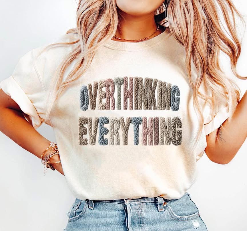 #368a Overthinking everything faux yarn