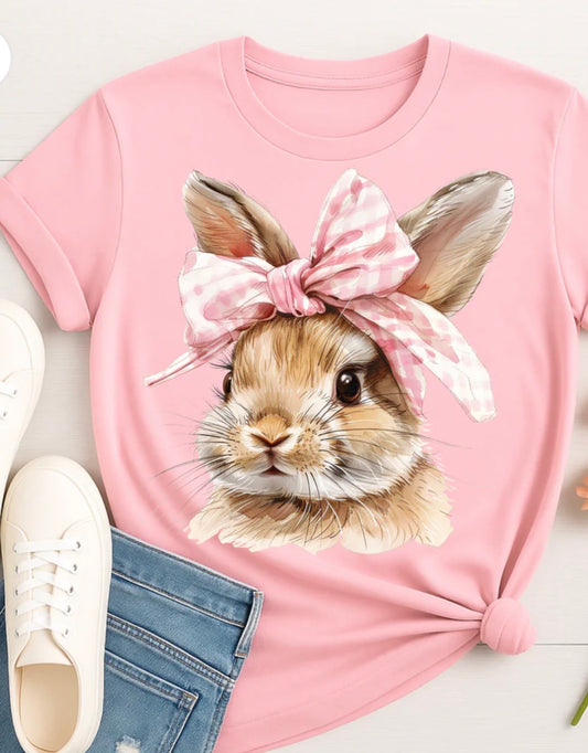 #648a Rabbit with pink bow