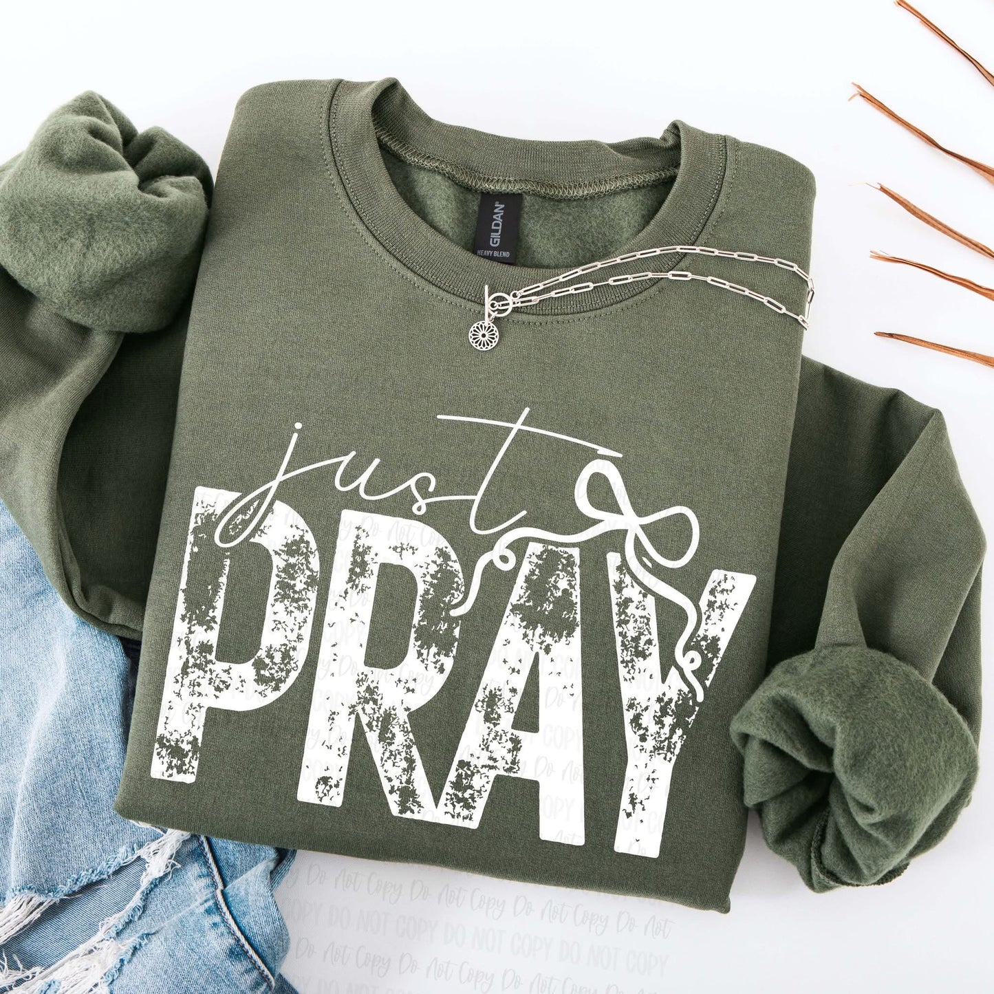 #647a Two tone just pray