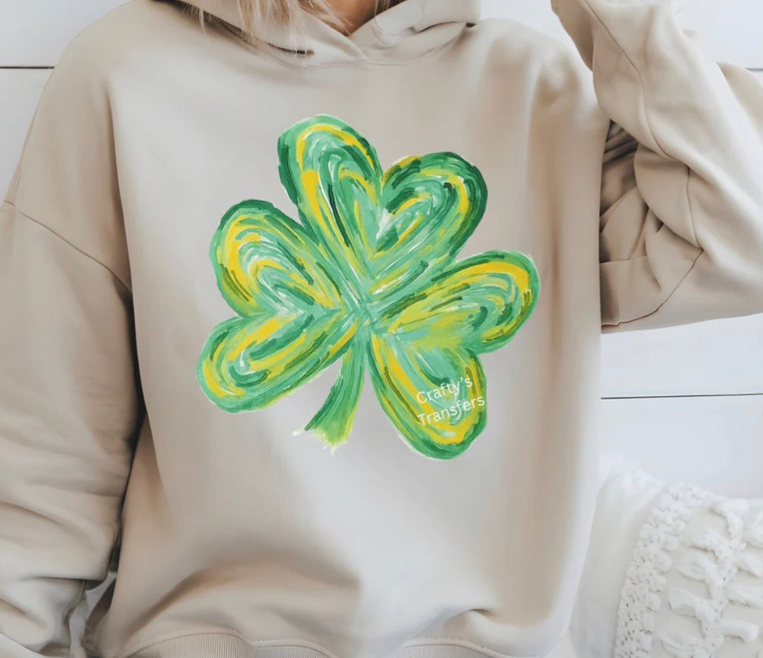 #506a Painted shamrock
