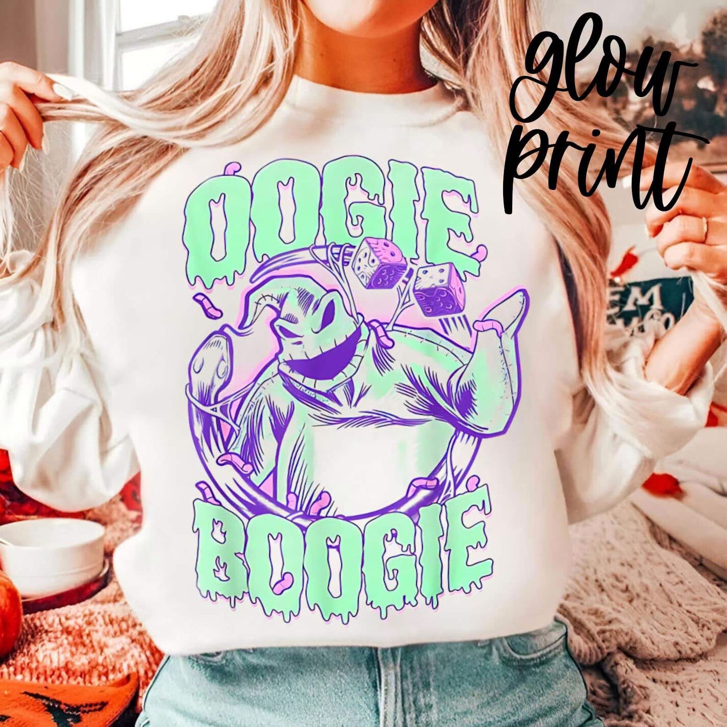 #1228a Oogie boogie glow in the dark