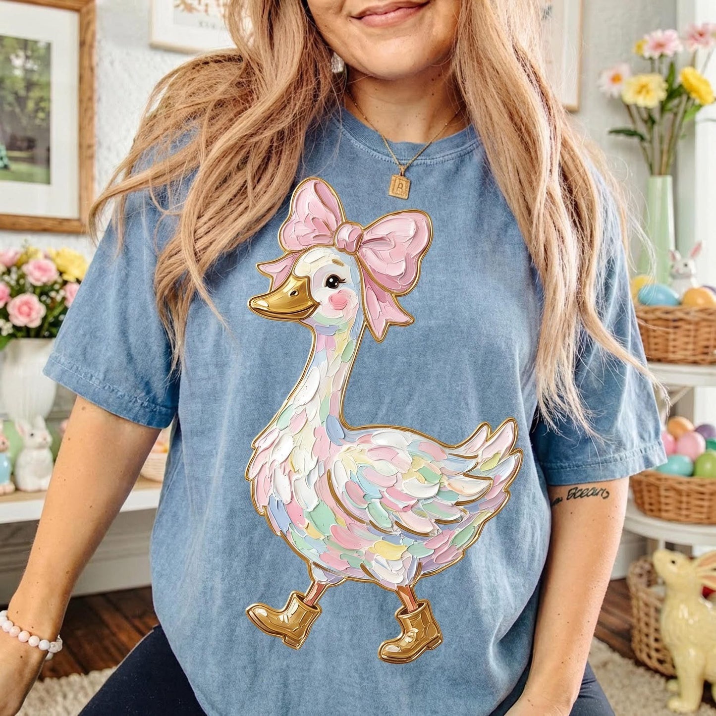 #1023a Painted goose