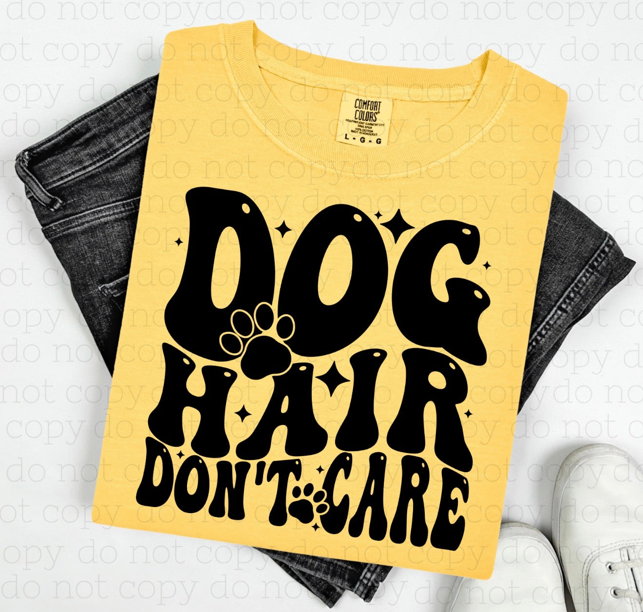 #1120a Dog hair don’t care