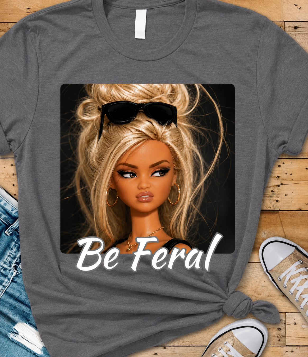 #1233a Be feral girl