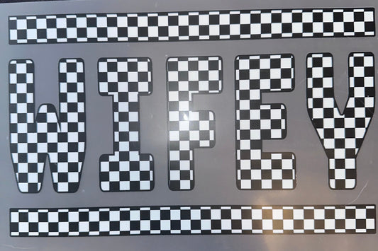 #949 Wifey checkered