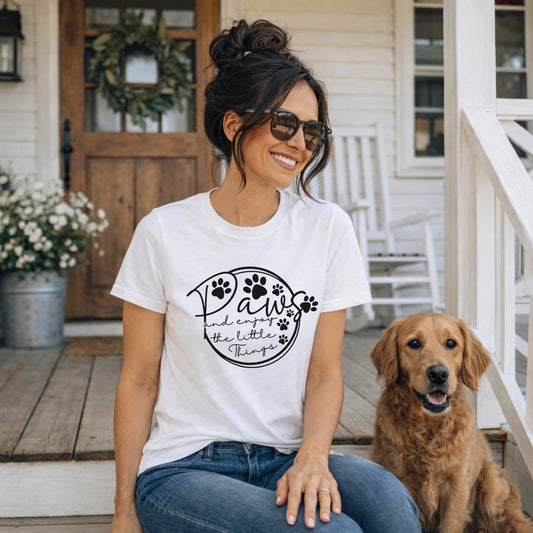 #1138a Paws and enjoy the little things