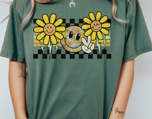 #595a Retro smiley