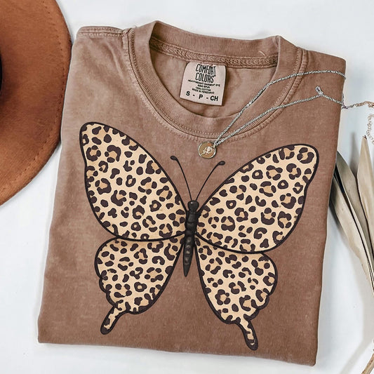 #978a Leopard butterfly