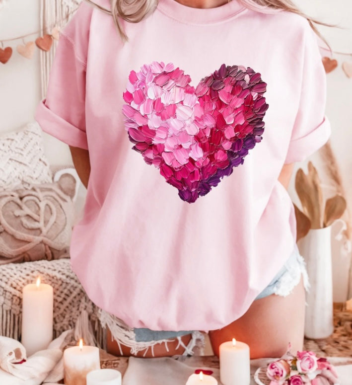 #355a Painted heart