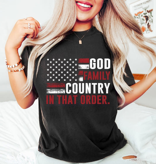 #73A God family country in that order