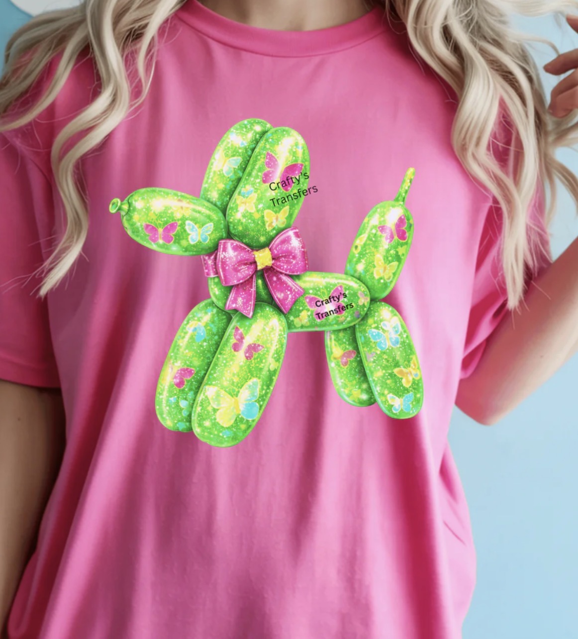 #734a Spring balloon dog