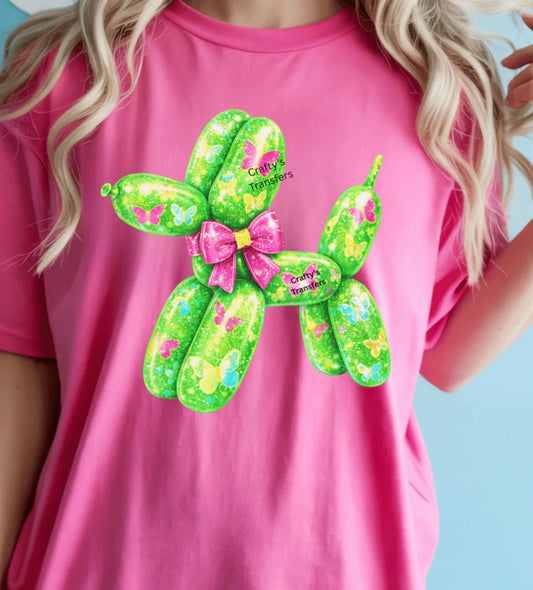 #734a Spring balloon dog