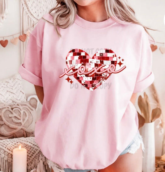 #366a XOXO heart