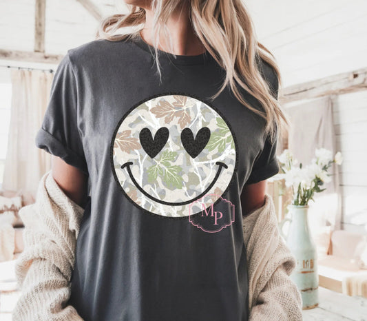 #1200 Camo smiley