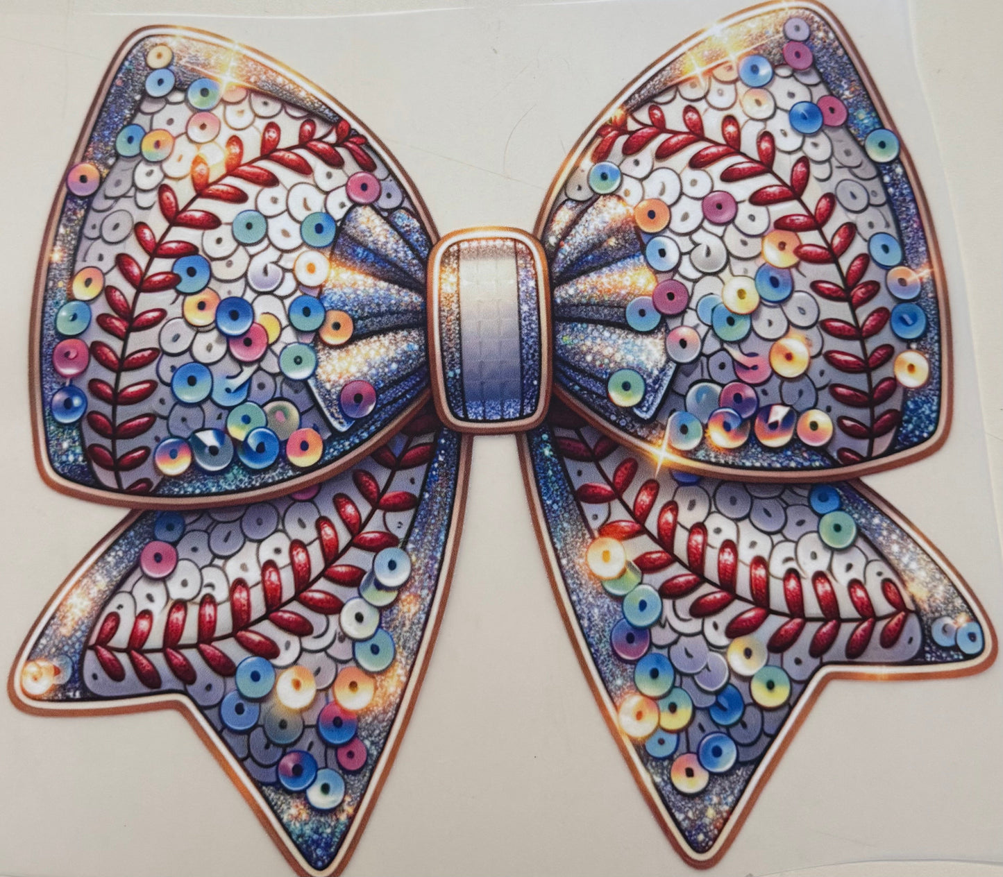 #74 Baseball Bow